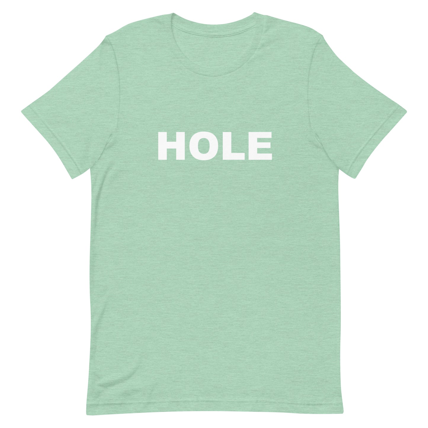Hole T Shirt - Heather Prism Mint