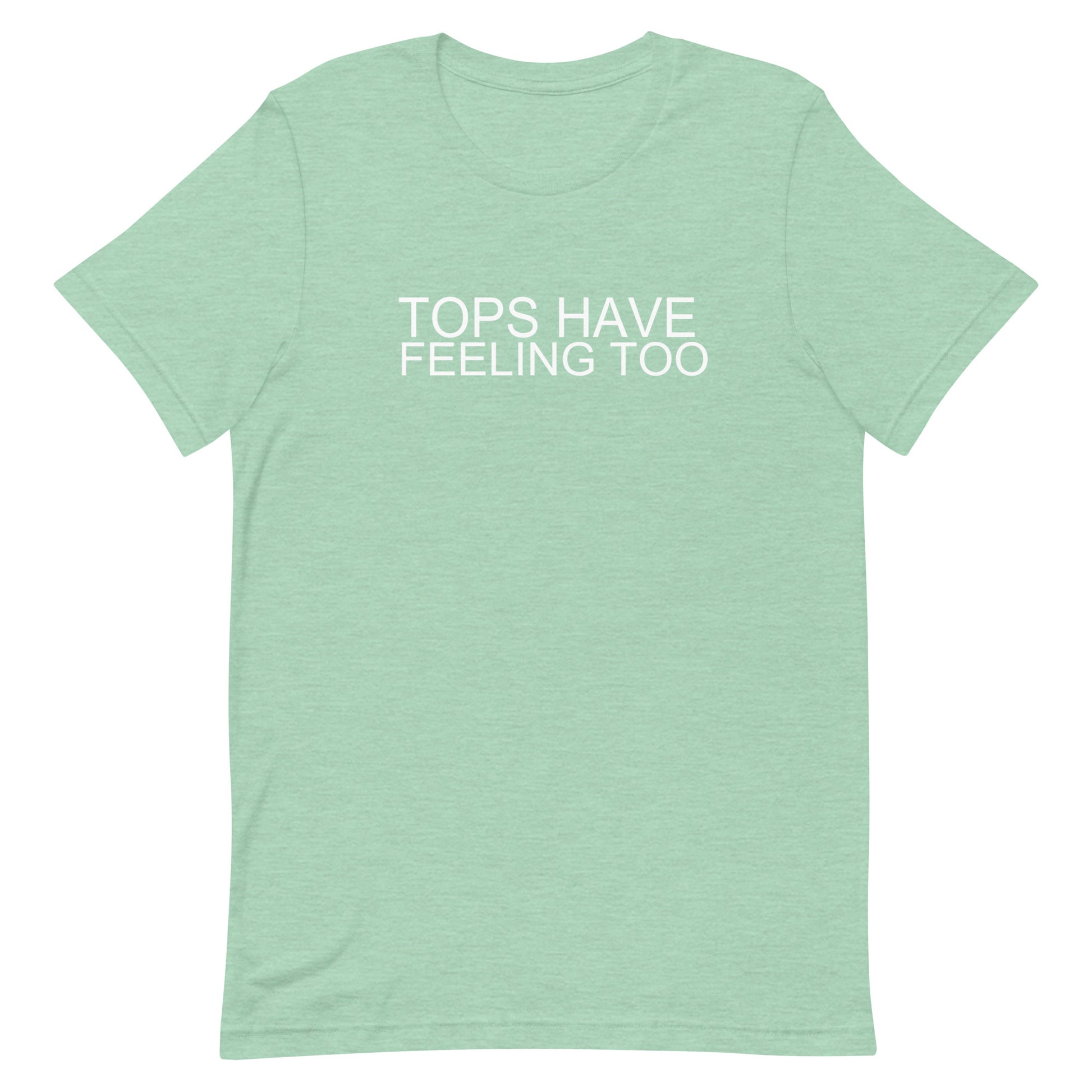 Tops Have Feeling Too T Shirt - Heather Prism Mint