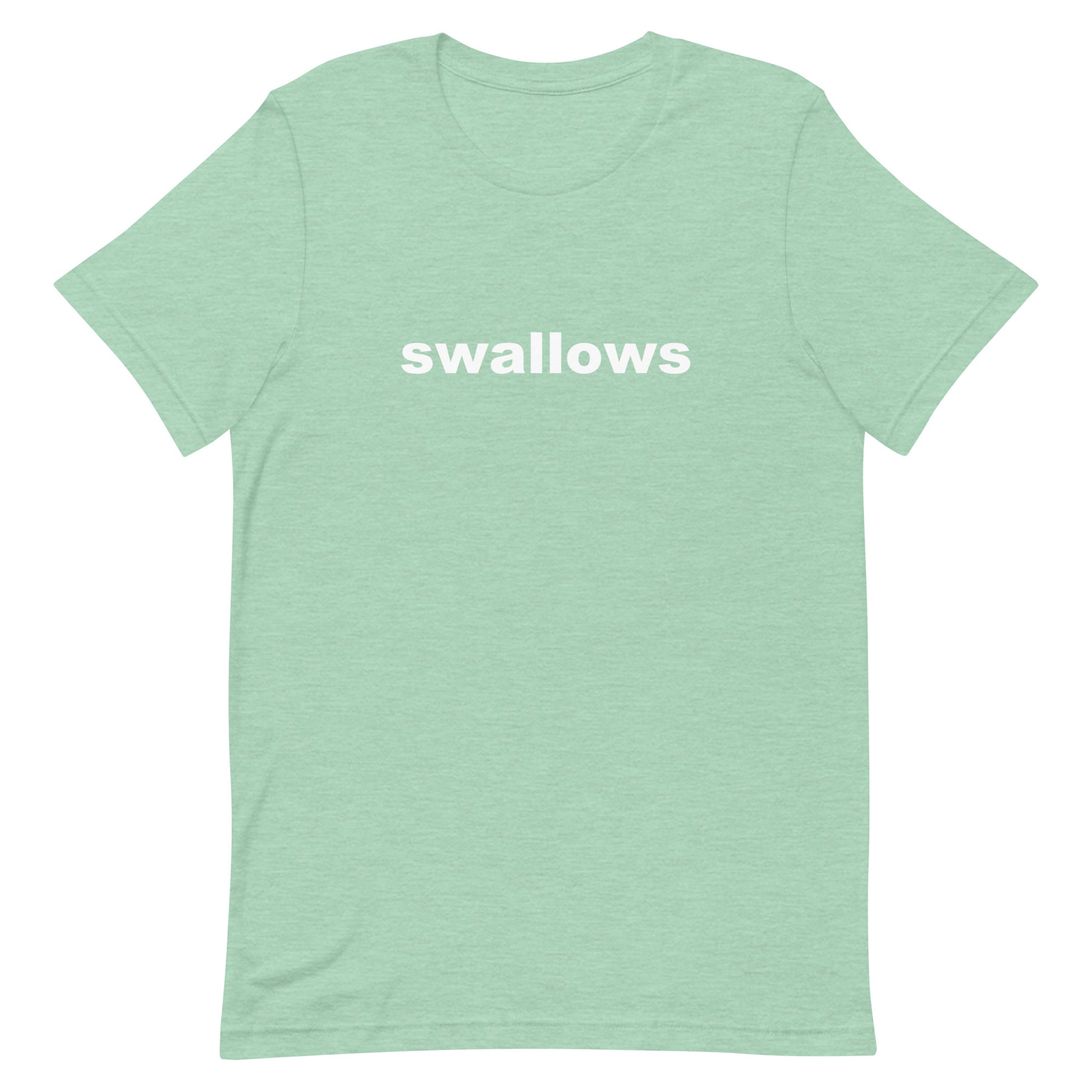 Swallows T Shirt - Heather Prism Mint