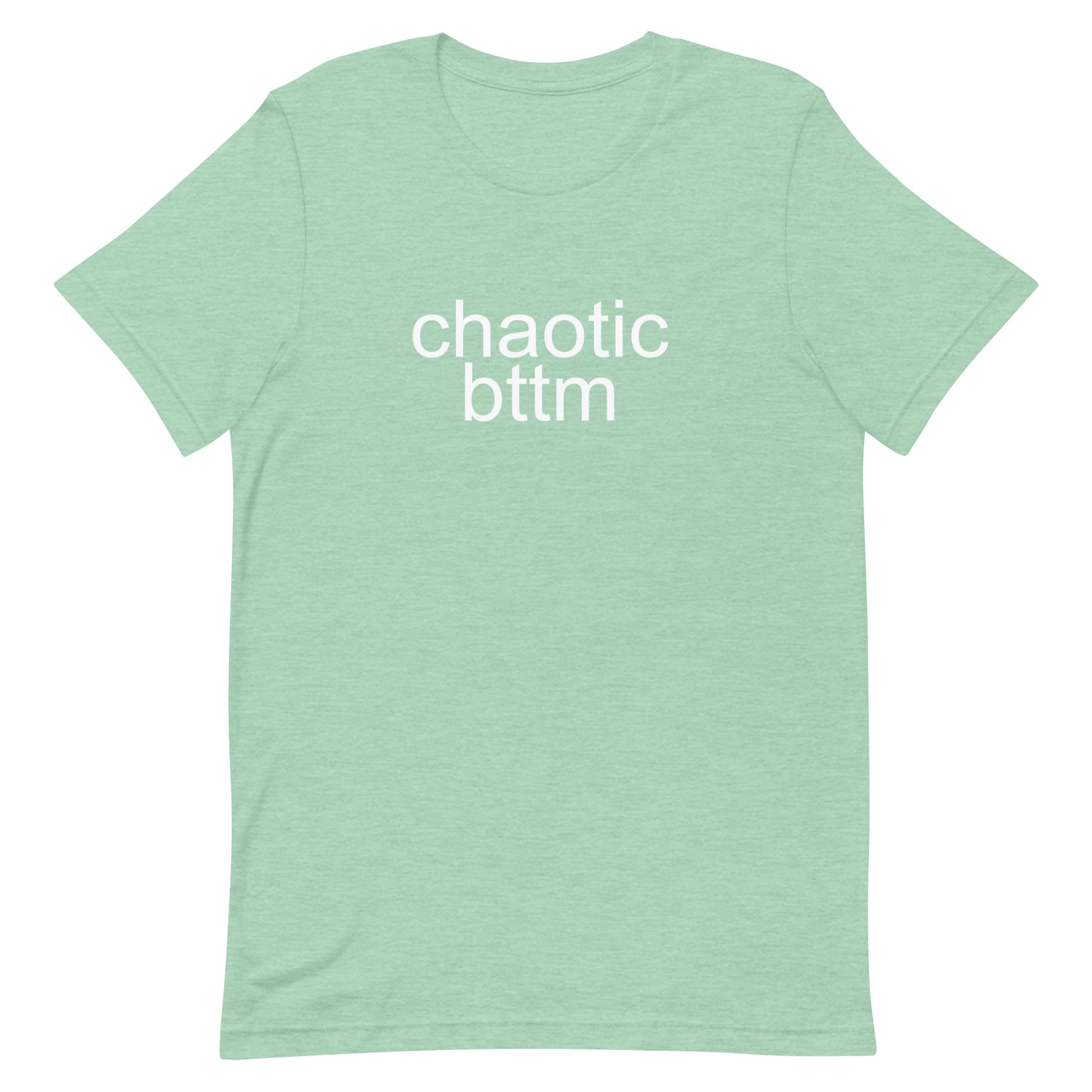 Chaotic Bttm T Shirt - Heather Prism Mint