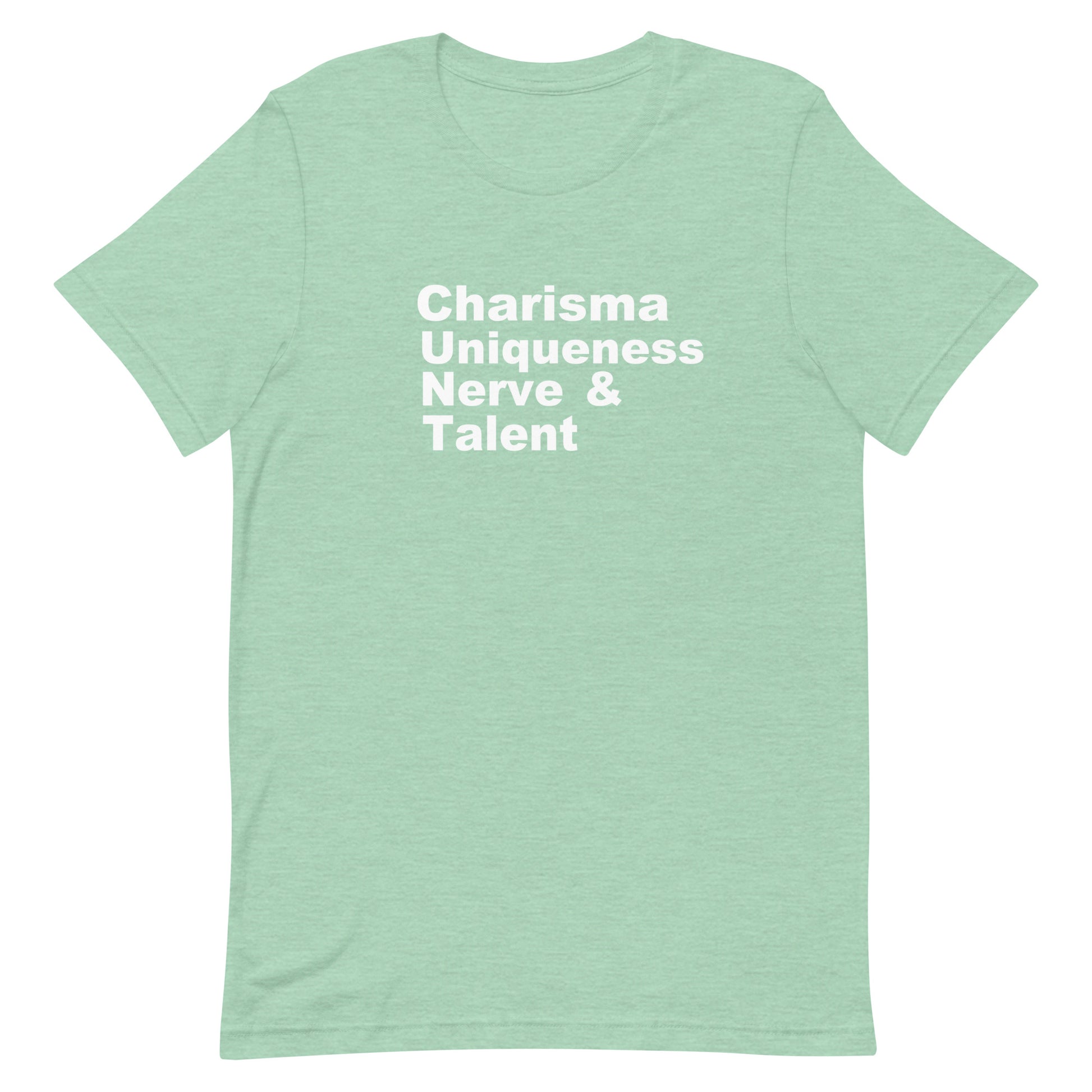C.U.N.T. T Shirt - Heather Prism Mint