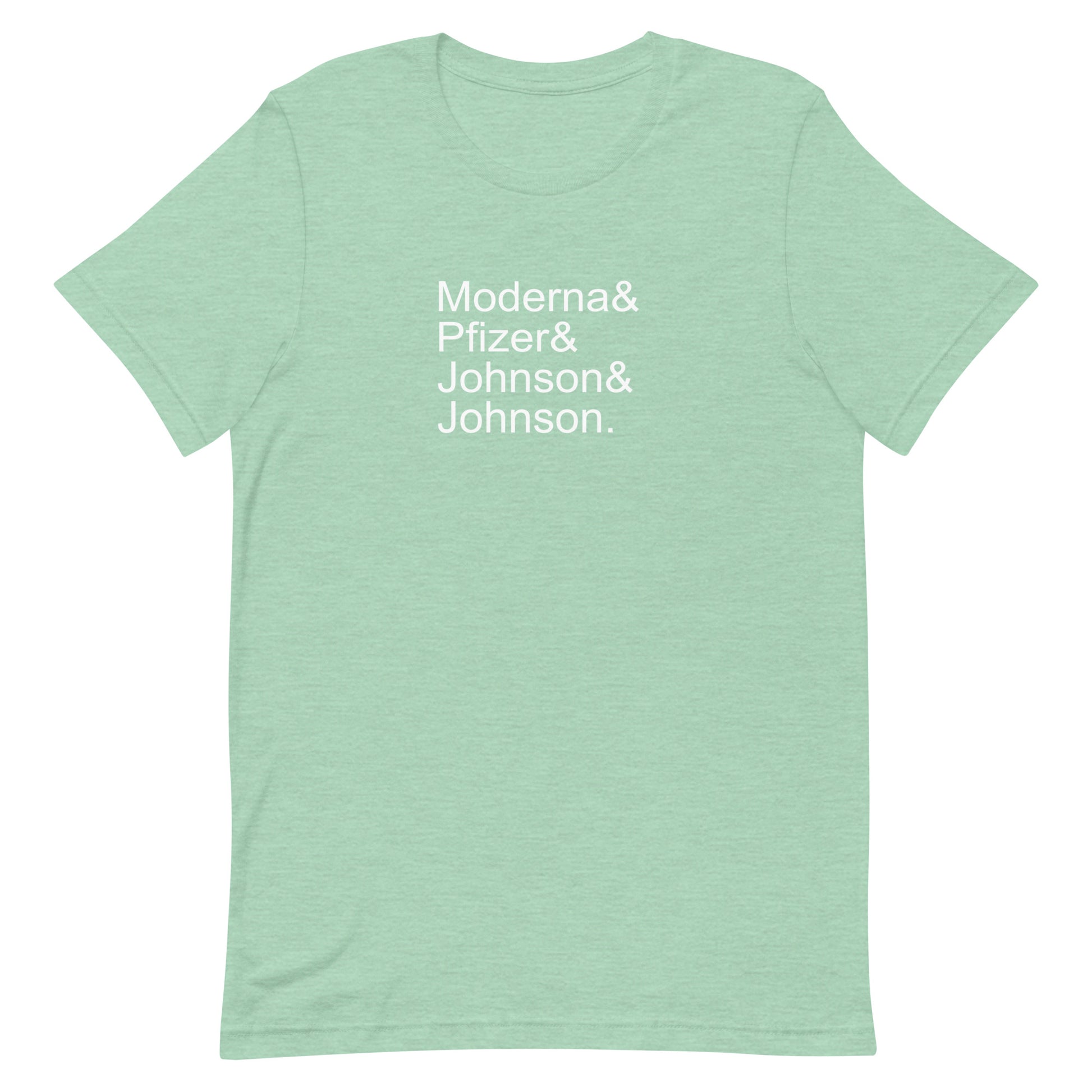 Vaccine T Shirt - Heather Prism Mint