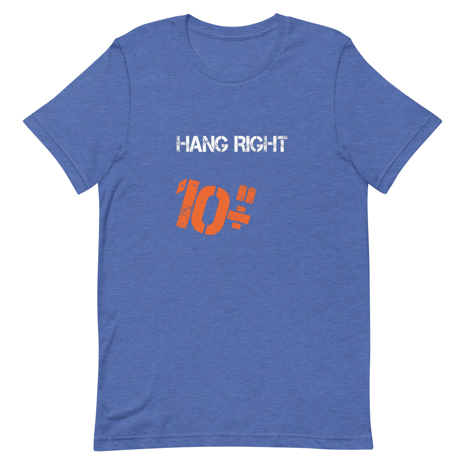 Hang Right 10 T-Shirt - Heather True Royal