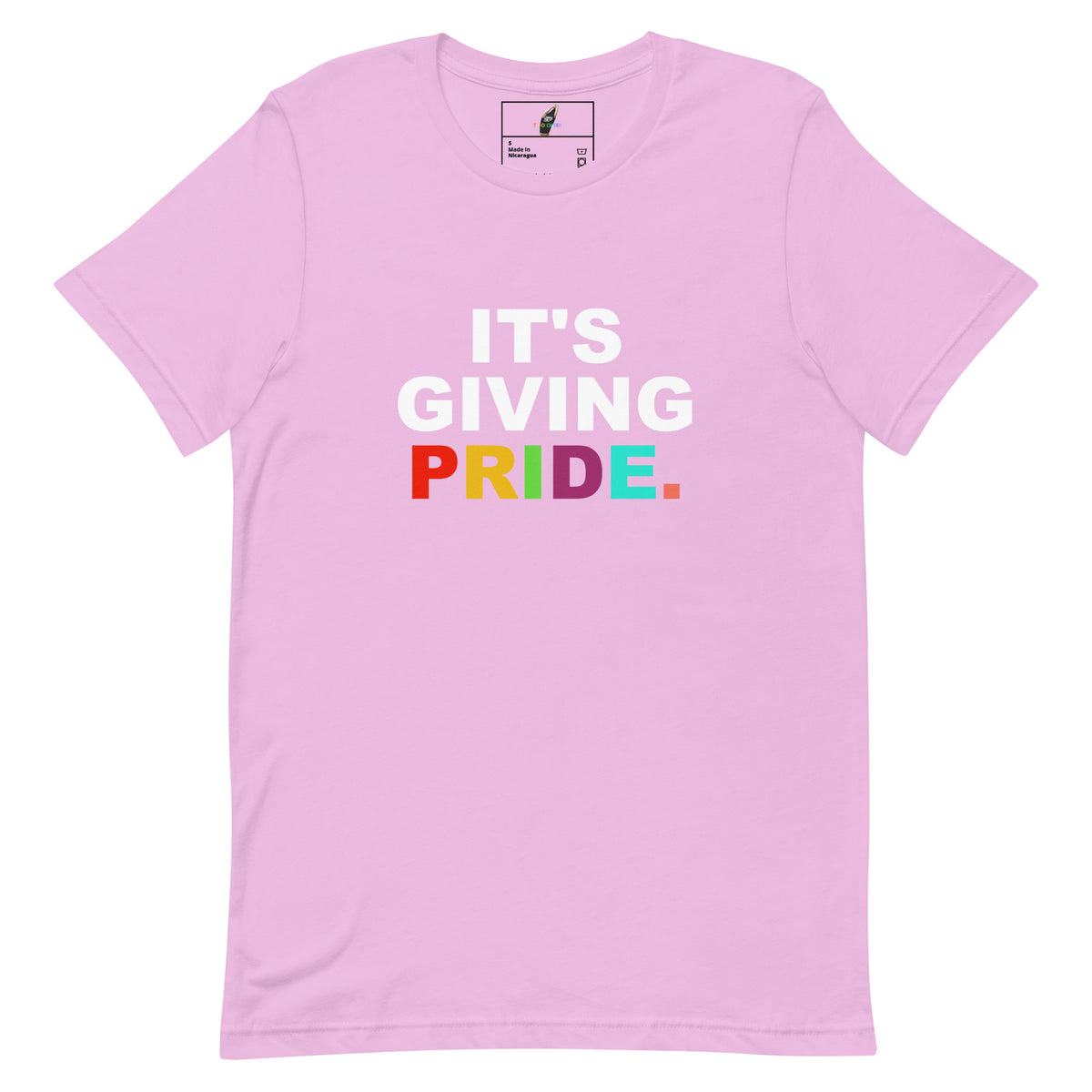 It's Giving Pride. Unisex t-shirt - Lilac