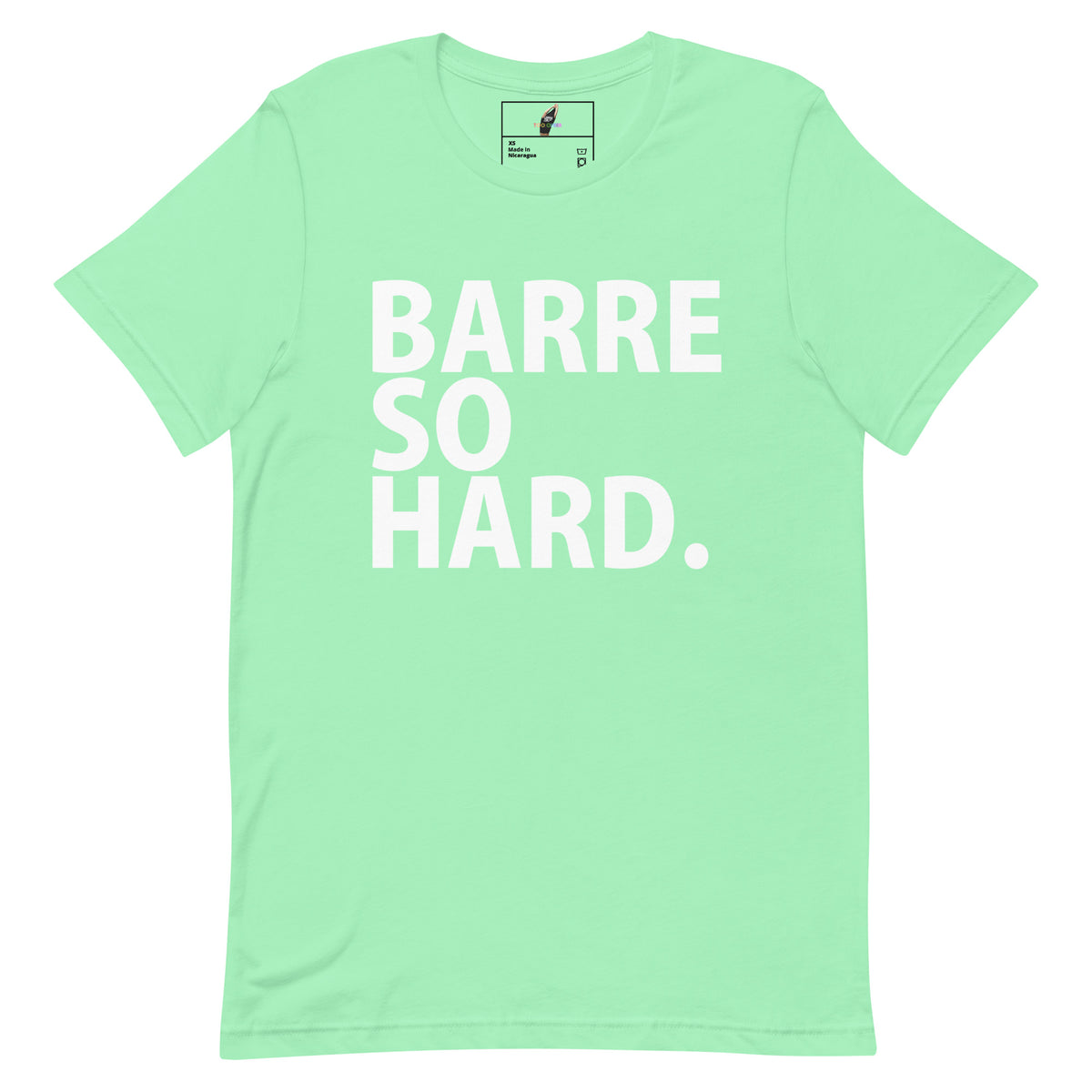 Barre So Hard T Shirt - Mint