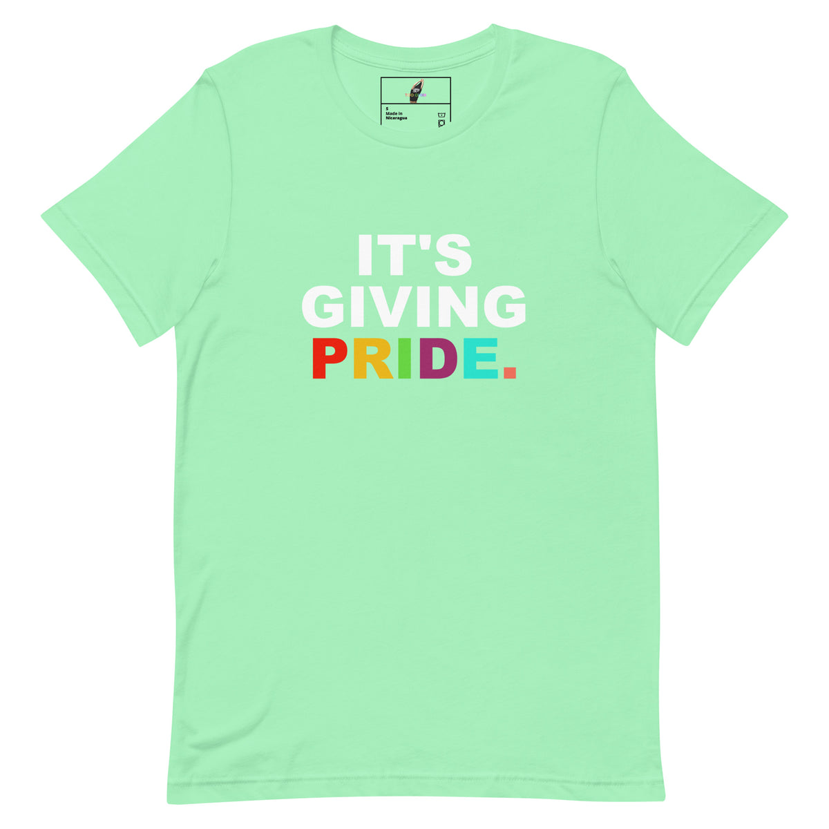 It's Giving Pride. Unisex t-shirt - Mint