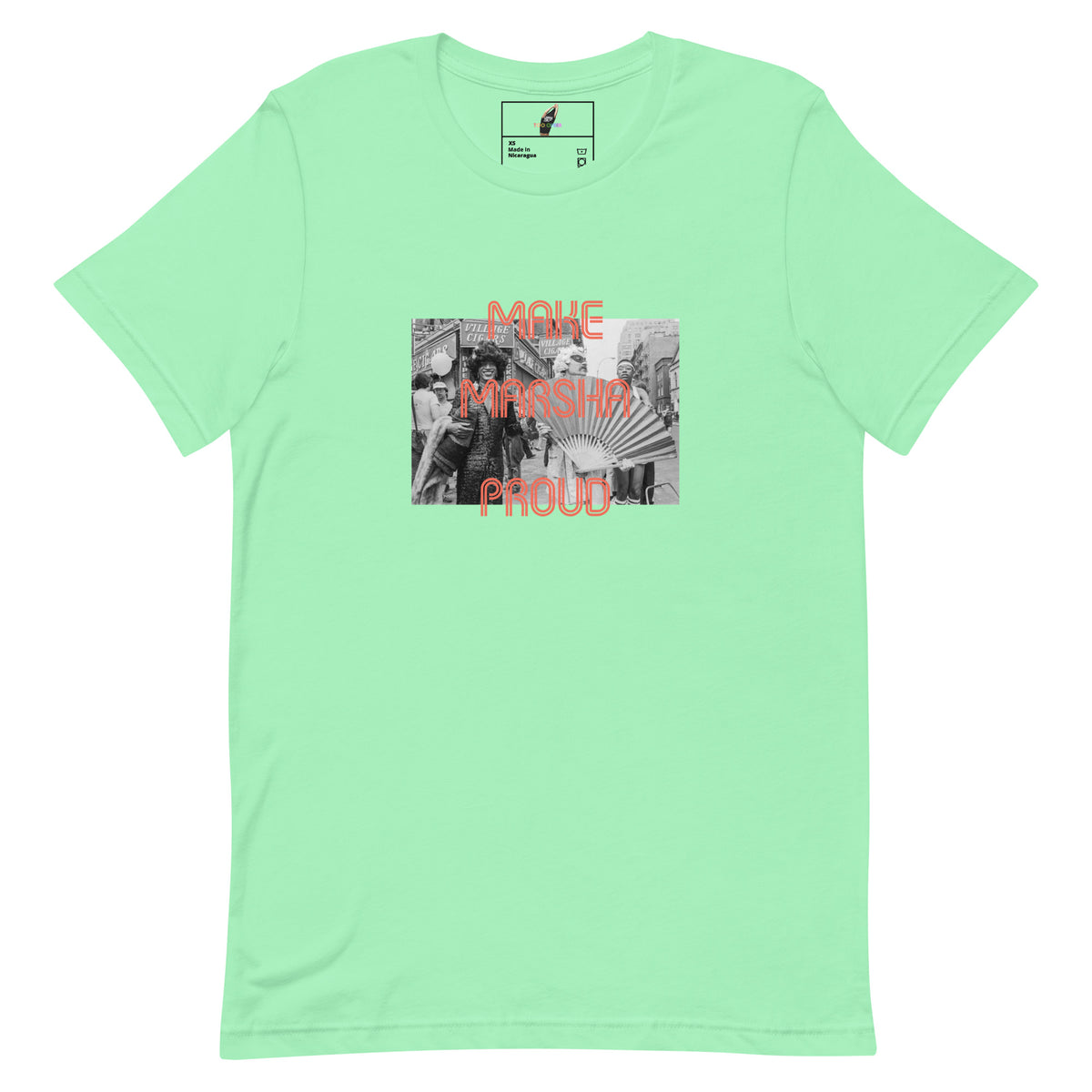 Make Marsha Proud Unisex t-shirt - Mint