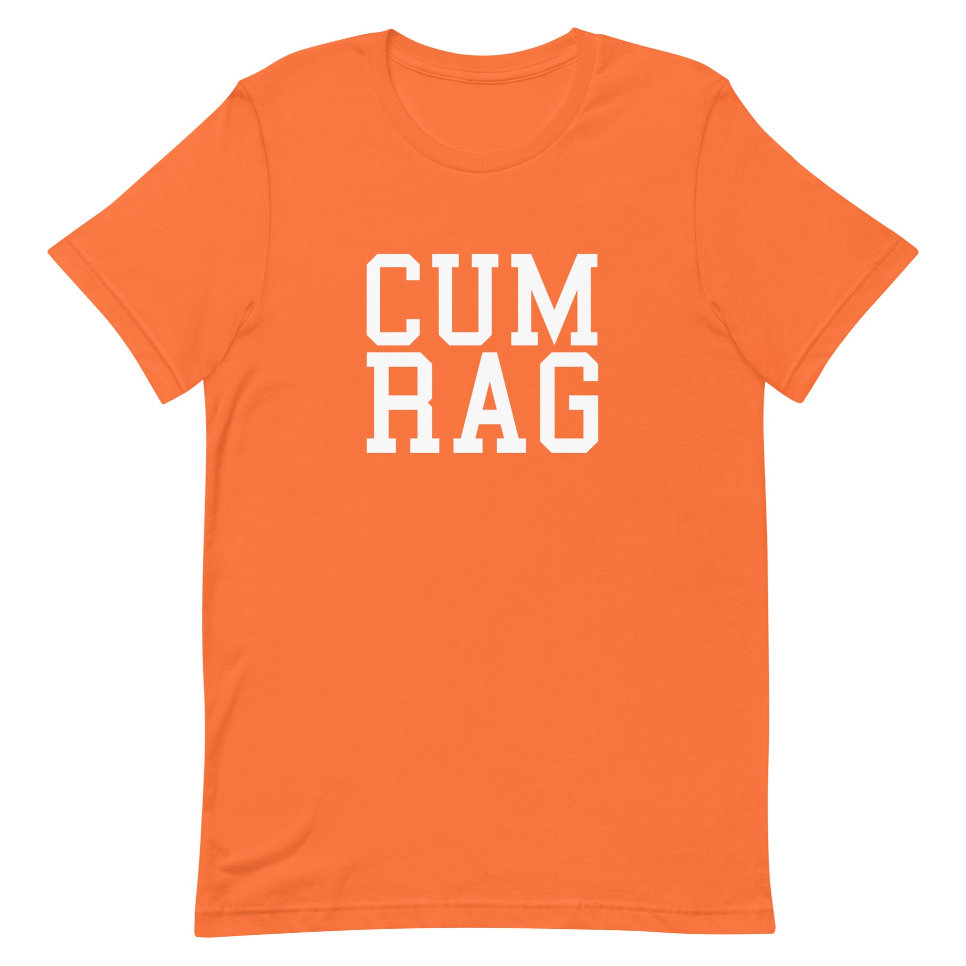 Cum Rag T Shirt - Orange