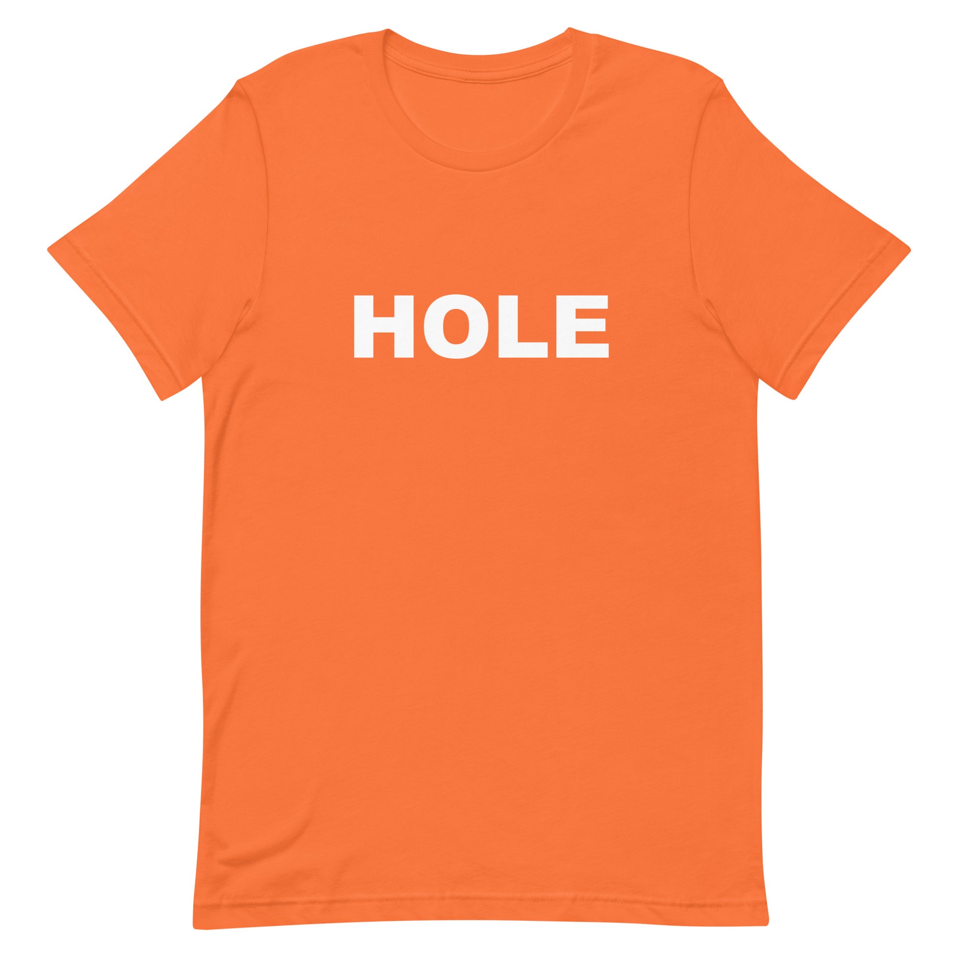 Hole T Shirt - Orange