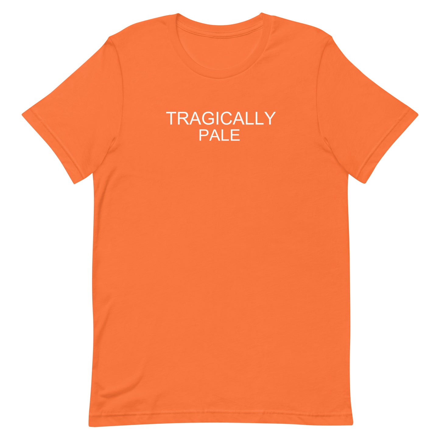 Tragically Pale T Shirt - Orange