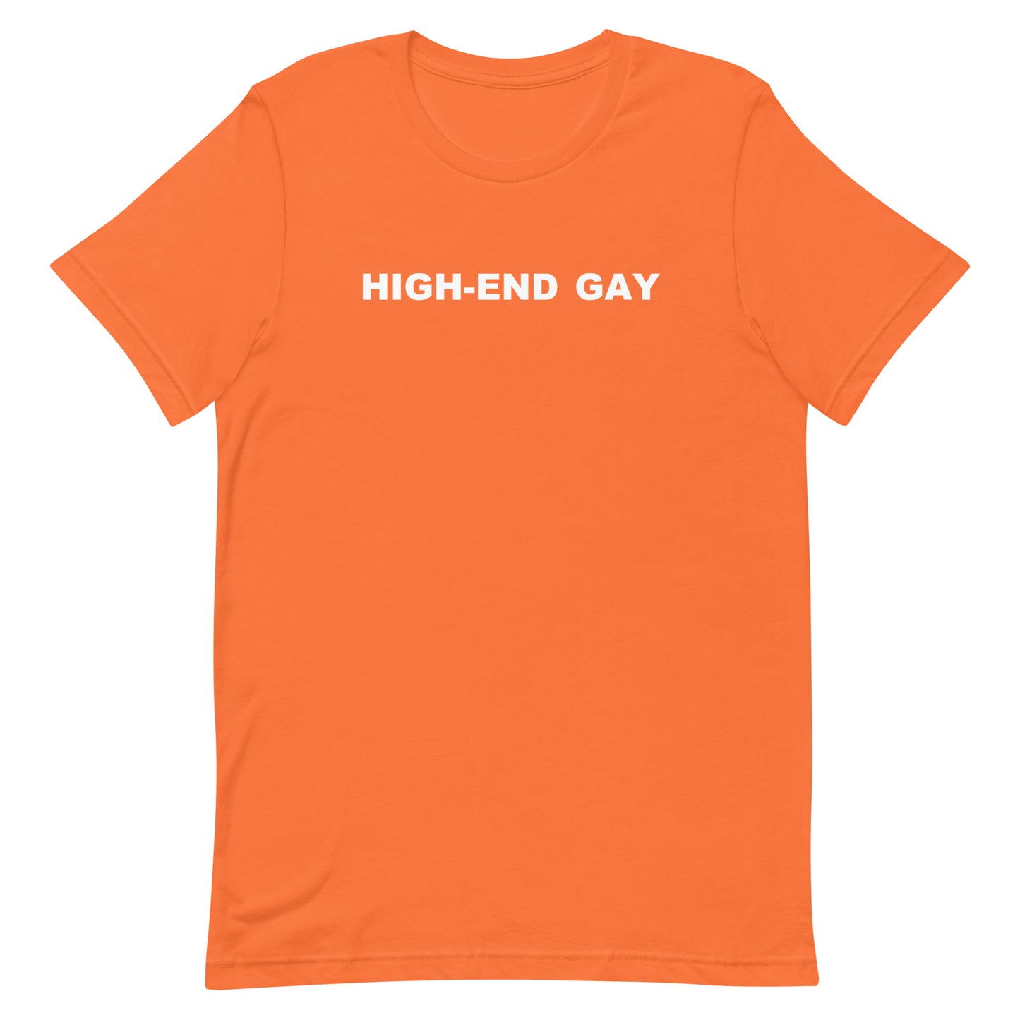 High-End Gay T Shirt - Orange