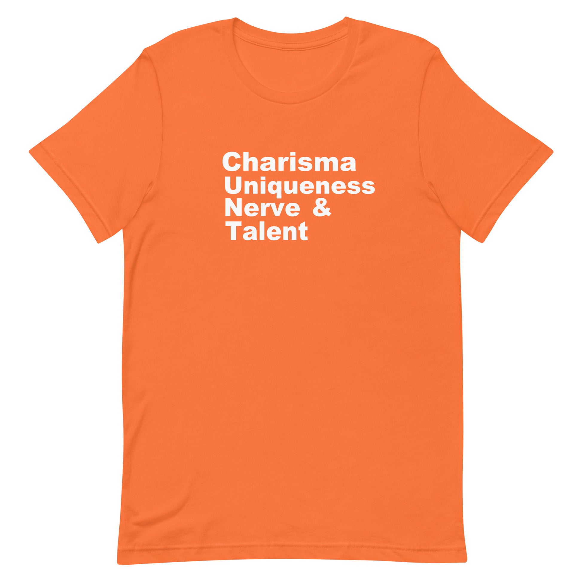 C.U.N.T. T Shirt - Orange