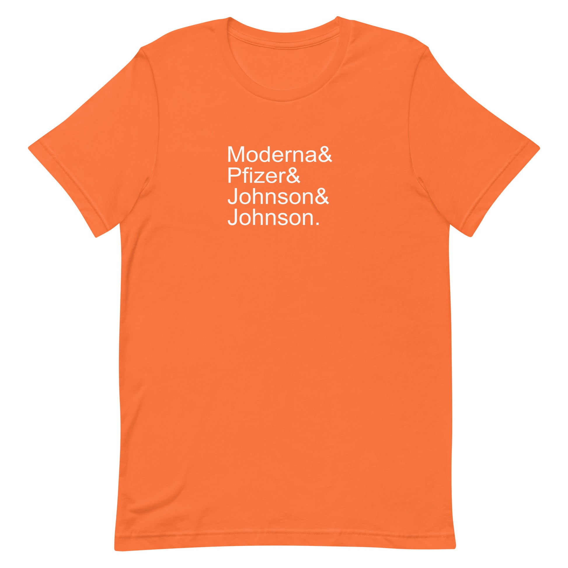 Vaccine T Shirt - Orange