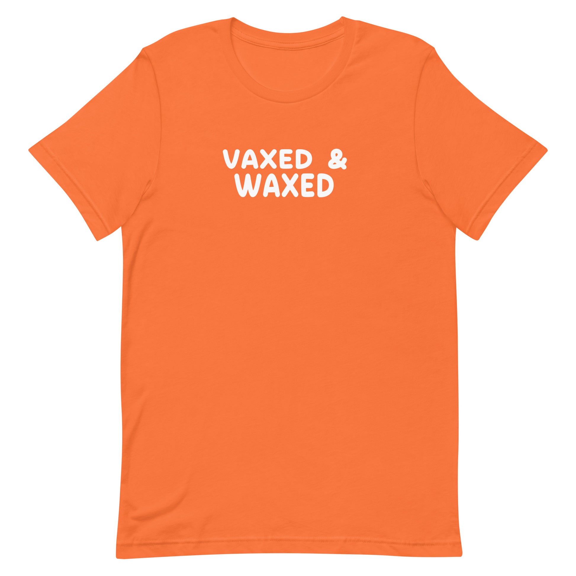 Vaxed & Waxed T Shirt - Orange