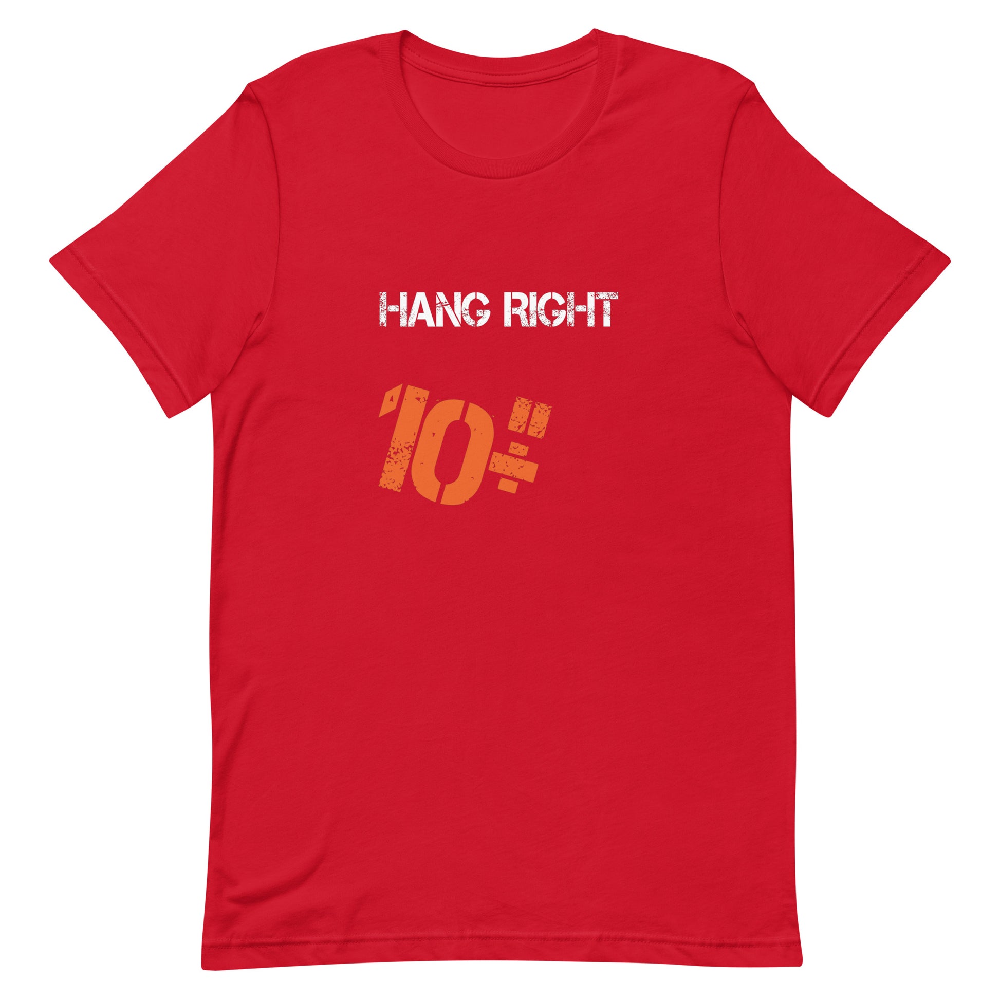 Hang Right 10 T-Shirt - Red