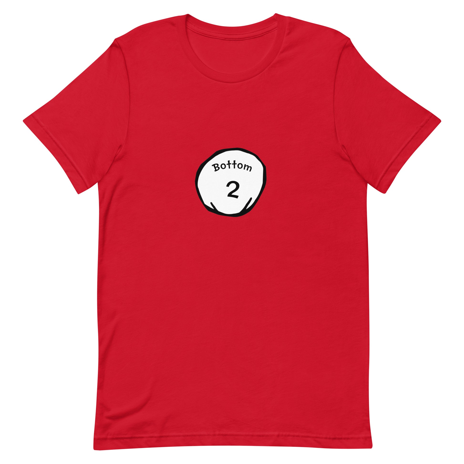 Bottom 2 T Shirt - Red