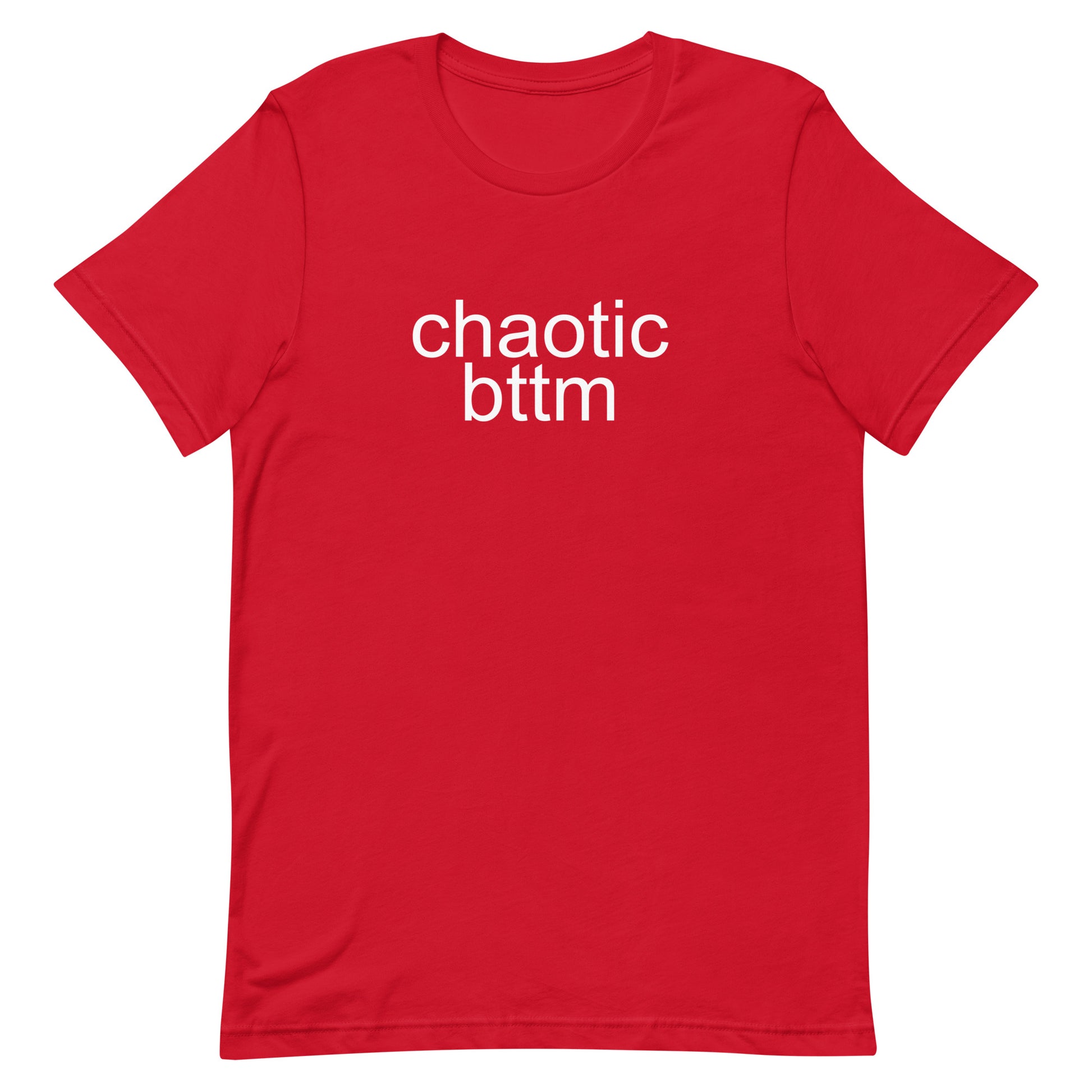 Chaotic Bttm T Shirt - Red