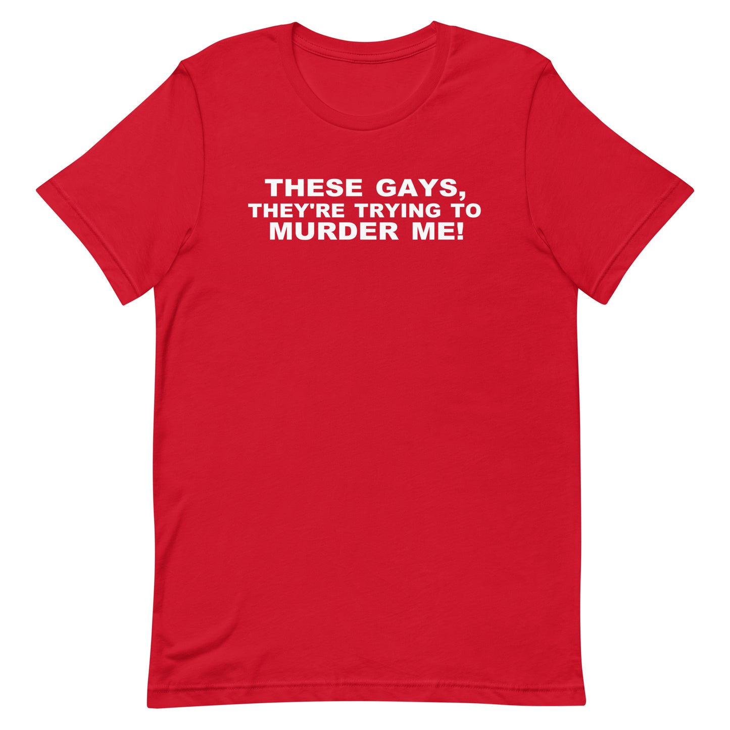 These Gays T Shirt - Red