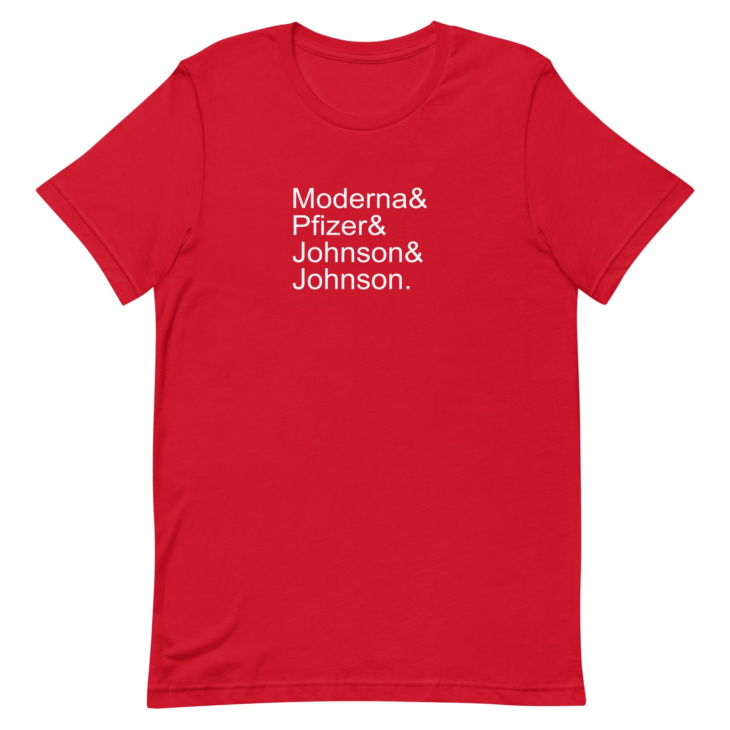 Vaccine T Shirt - Red