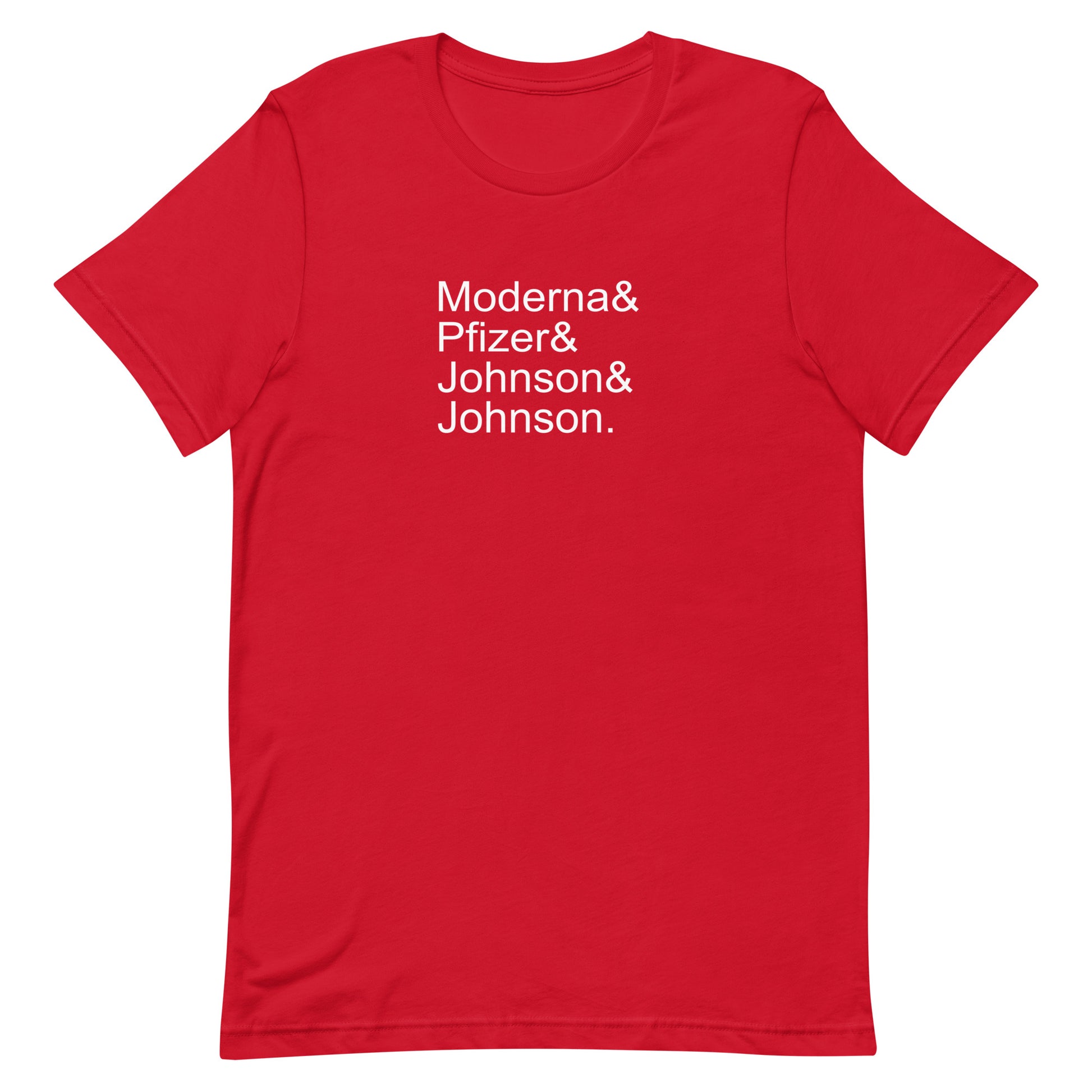Vaccine T Shirt - Red