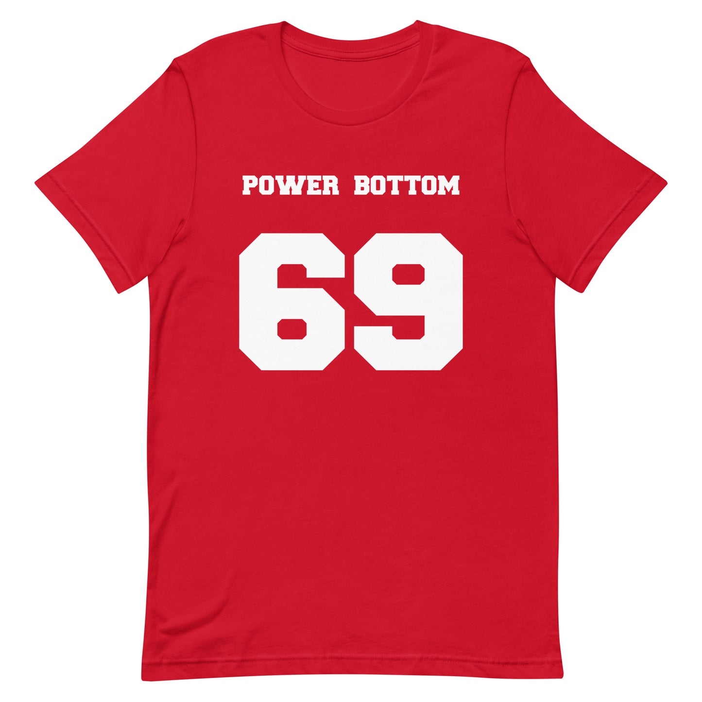 Power Bottom 69 T Shirt - Red