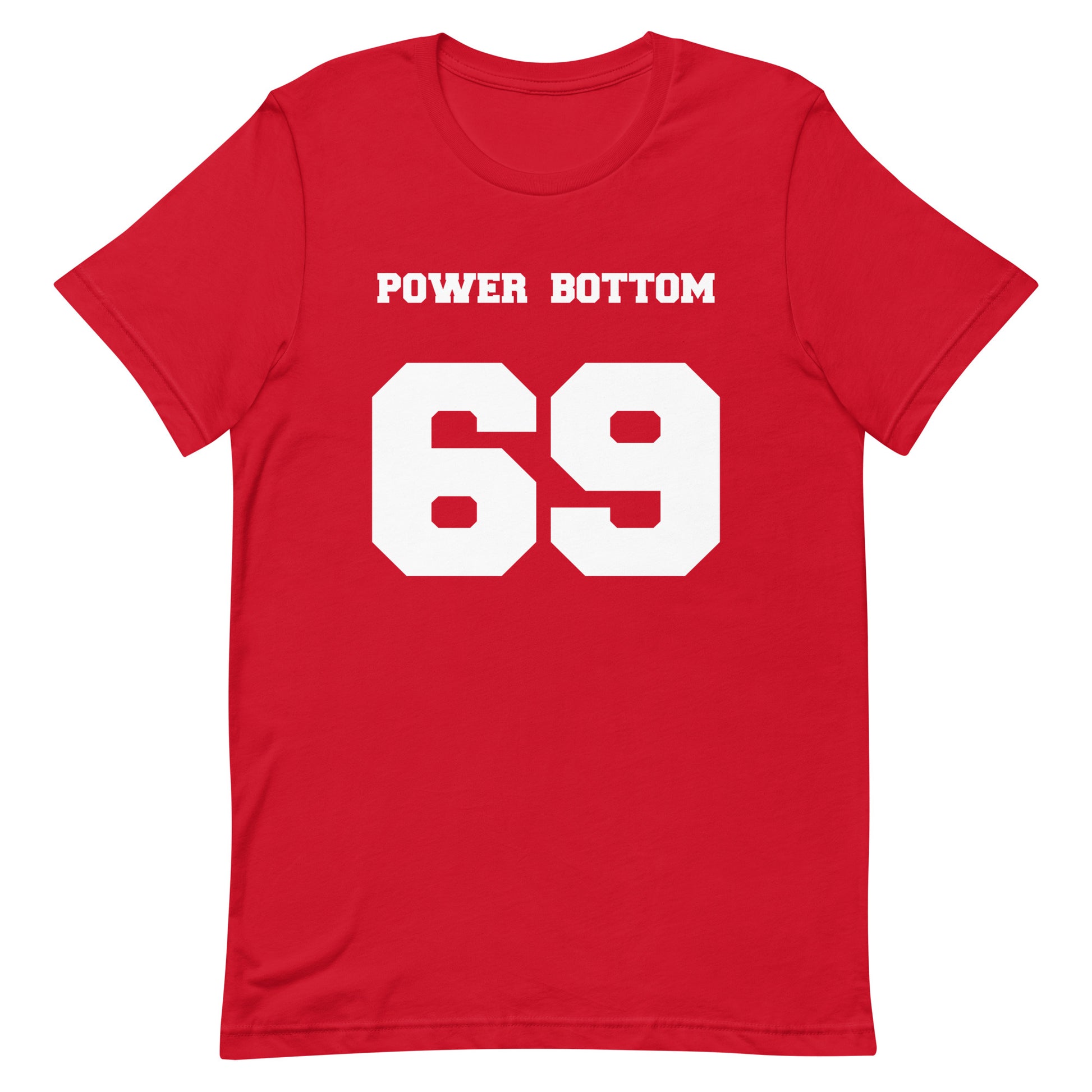 Power Bottom 69 T Shirt - Red