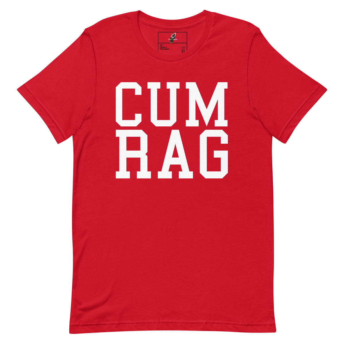 Cum Rag T Shirt - Red