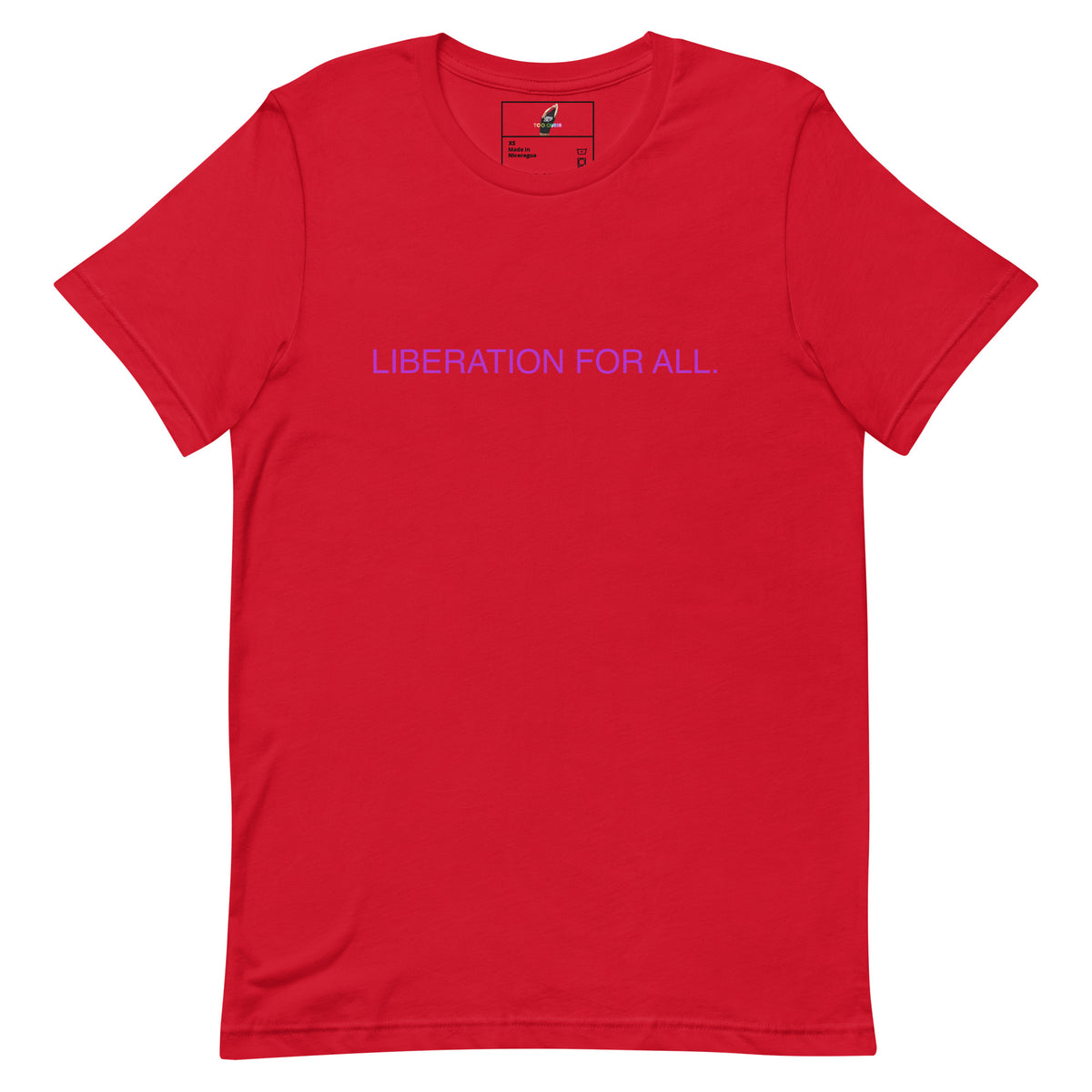 Liberation For All Unisex t-shirt - Red