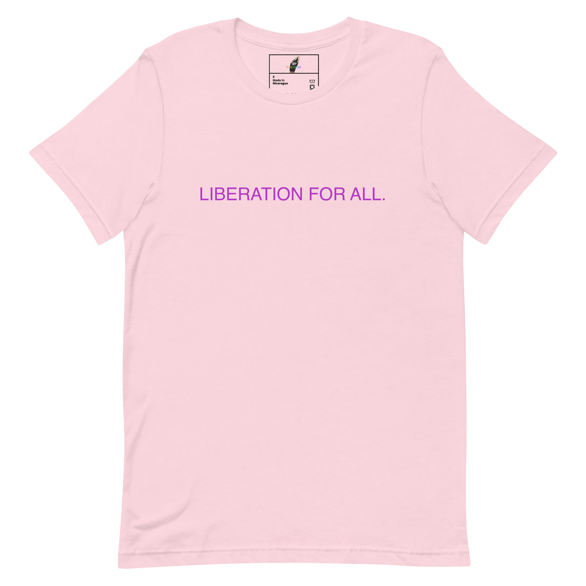 Liberation For All Unisex t-shirt - Soft Pink