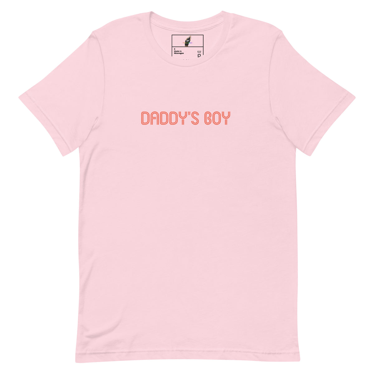 Daddy's Boy Unisex t-shirt - Soft Pink