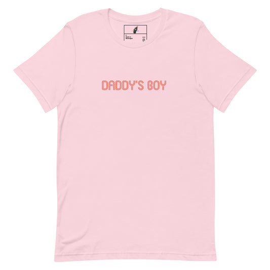 Daddy's Boy Unisex t-shirt - Soft Pink