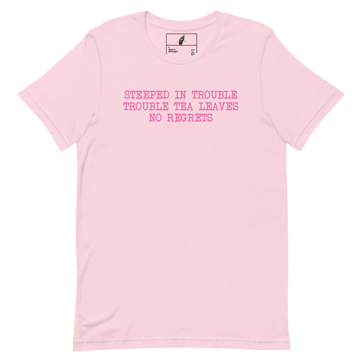 Steeped In Trouble Unisex t-shirt - Soft Pink