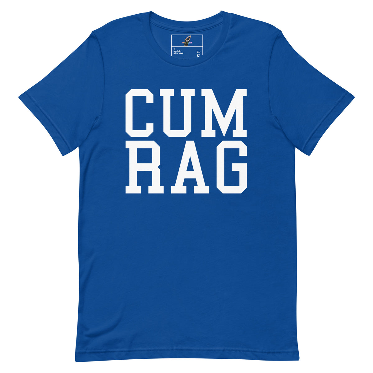 Cum Rag T Shirt - True Royal
