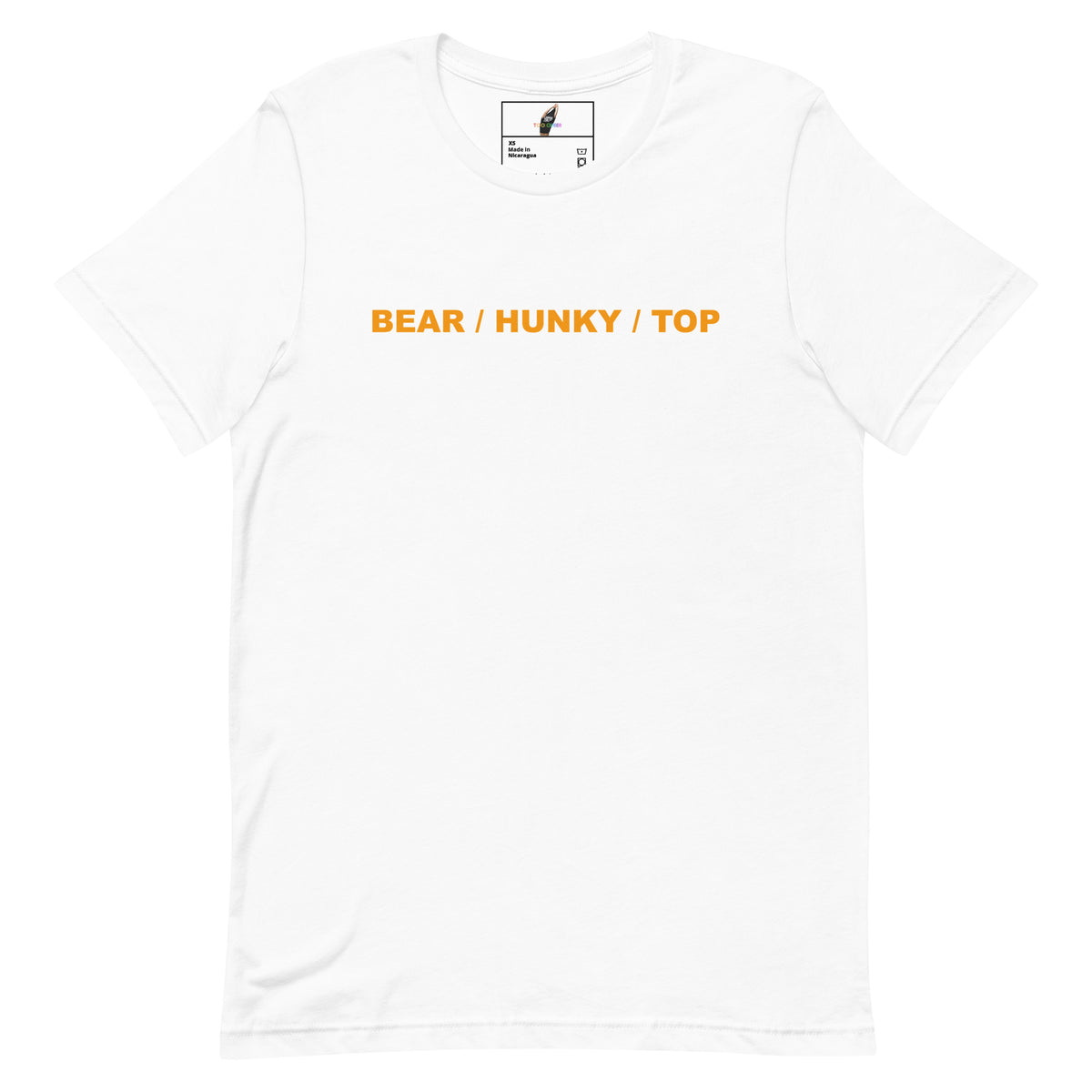 Bear / Hunky / Top Unisex t-shirt - White