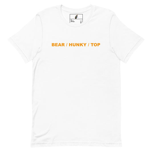 Bear / Hunky / Top Unisex t-shirt - White