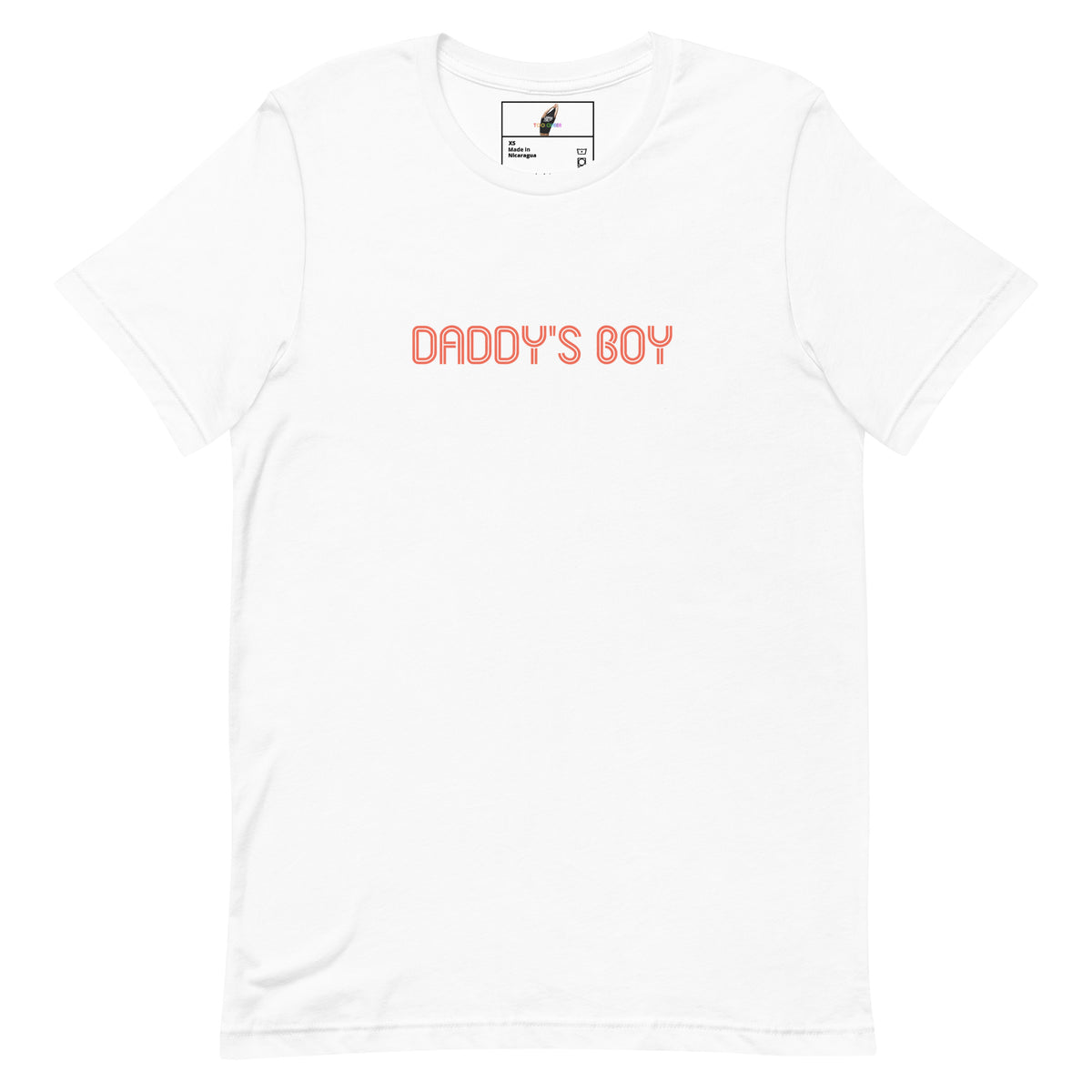 Daddy's Boy Unisex t-shirt - White