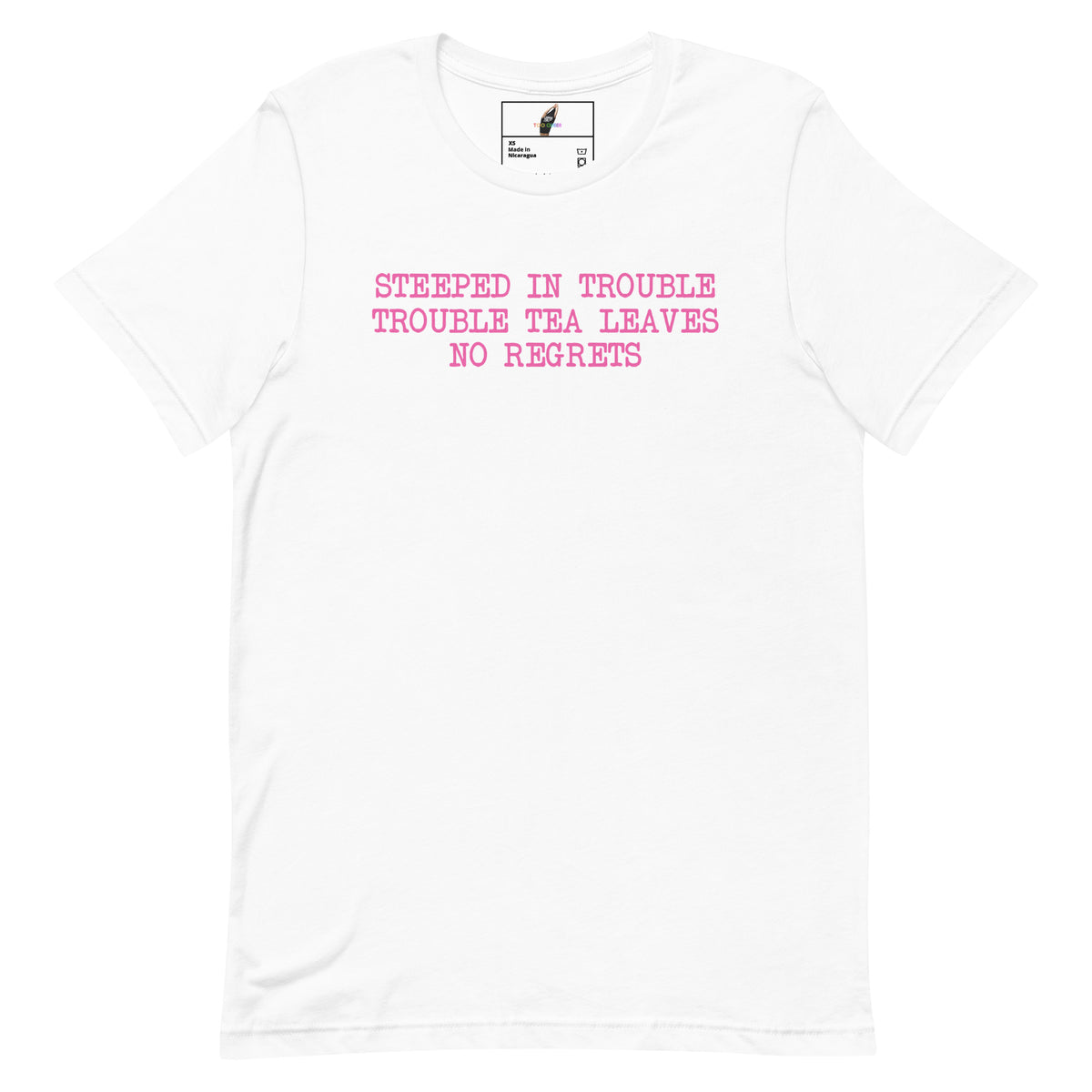 Steeped In Trouble Unisex t-shirt - White