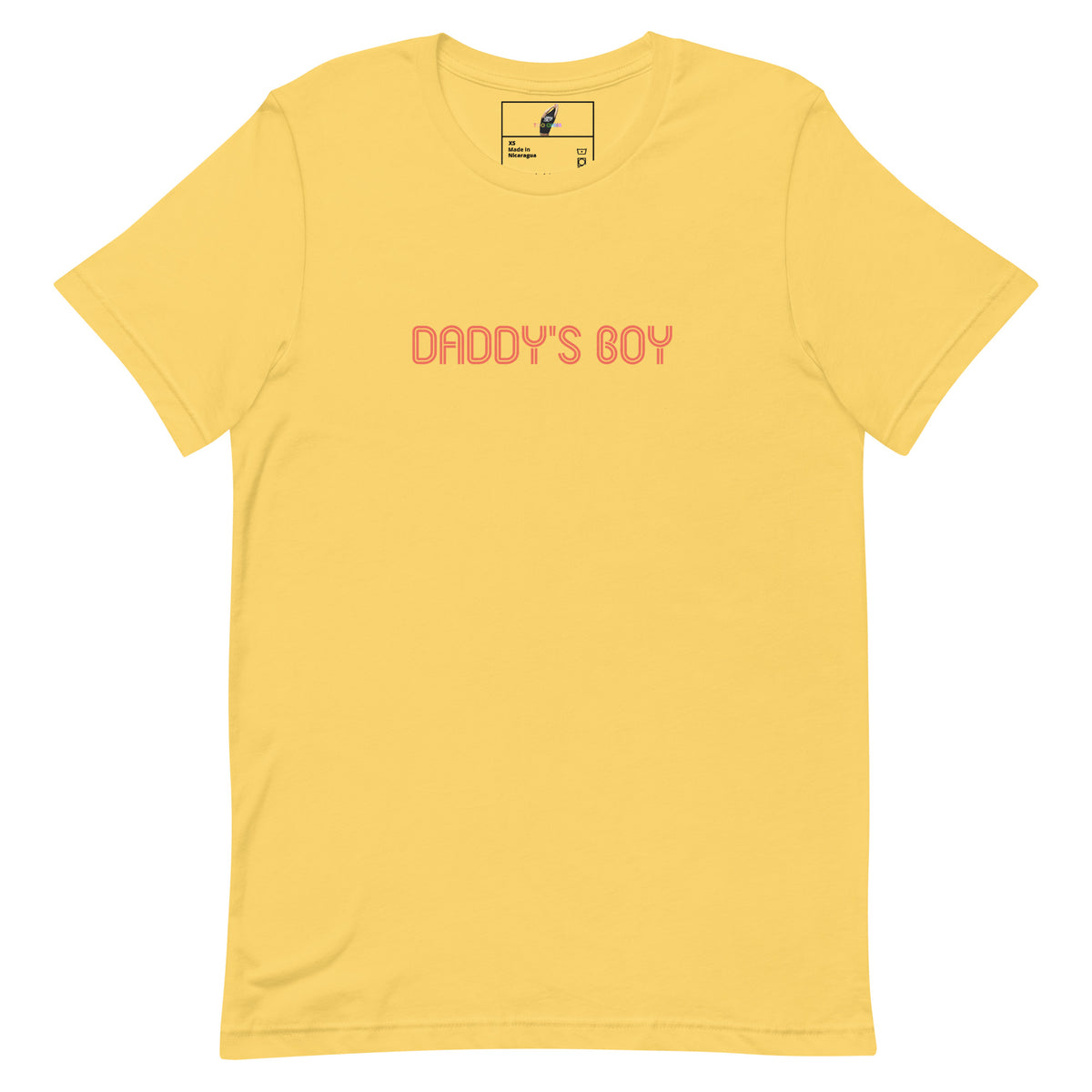 Daddy's Boy Unisex t-shirt - Yellow