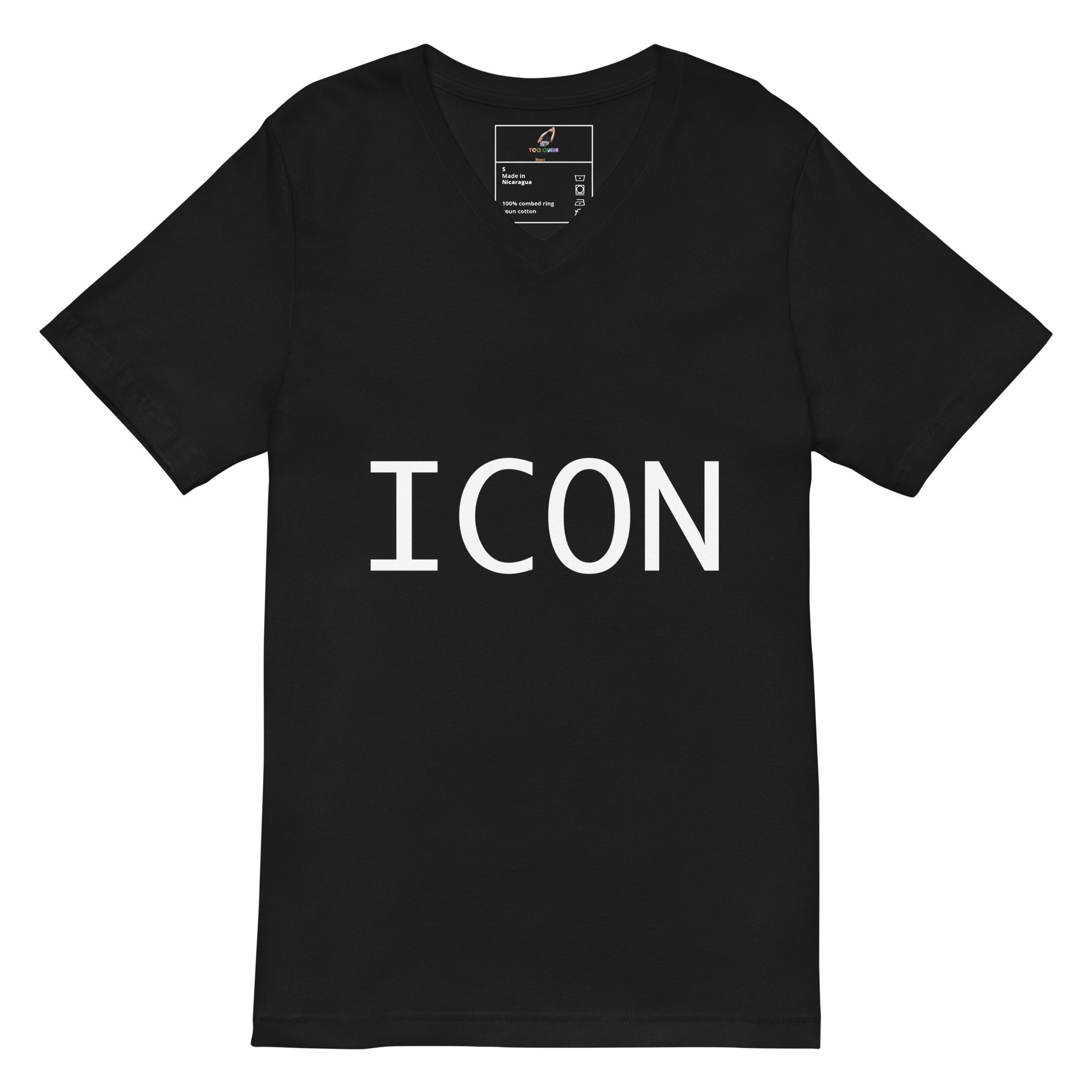 ICON V-Neck T-Shirt - Black