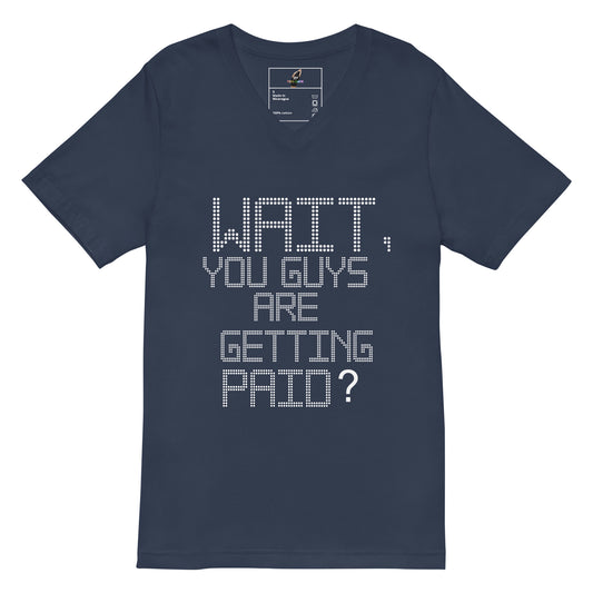 Navy blue t-shirt with Taurus zodiac sign design on a white background