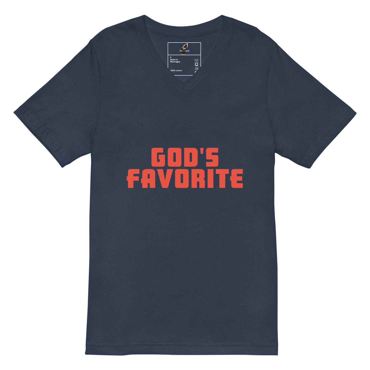 God's Favorite Unisex Short Sleeve V-Neck T-Shirt