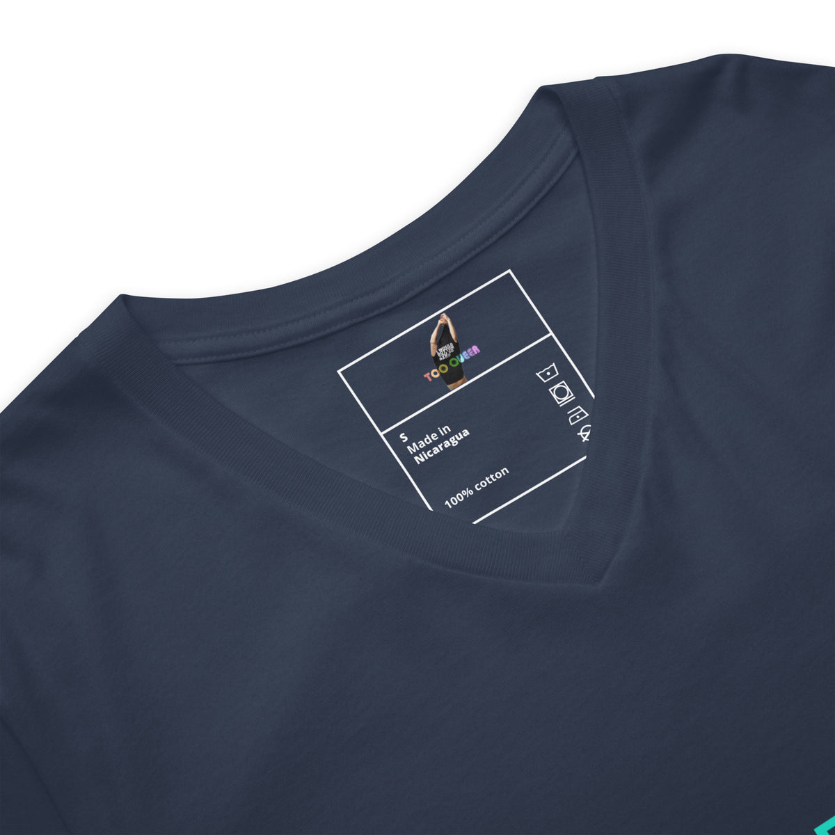 BITTER BREW NO APOLOGIES Unisex Short Sleeve V-Neck T-Shirt